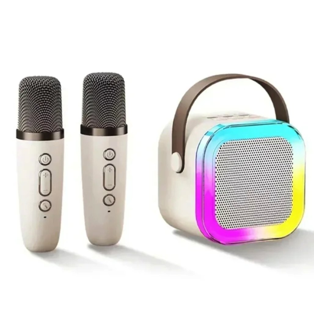 K12 Mini Karaoke Speaker with Wireless Dual Microphone - Toys for kids