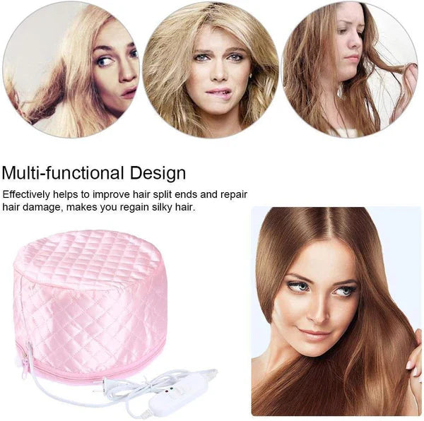 Hair Care Thermal Head Spa Cap Treatment With Beauty Steamer