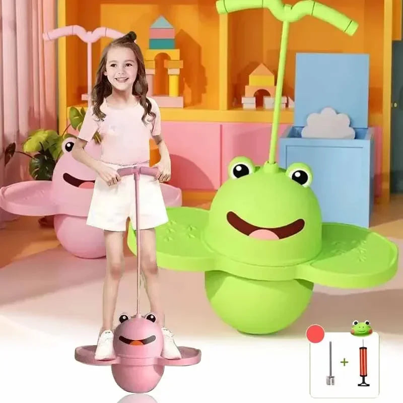 Bouncing Ball Frog Jumping Long Height