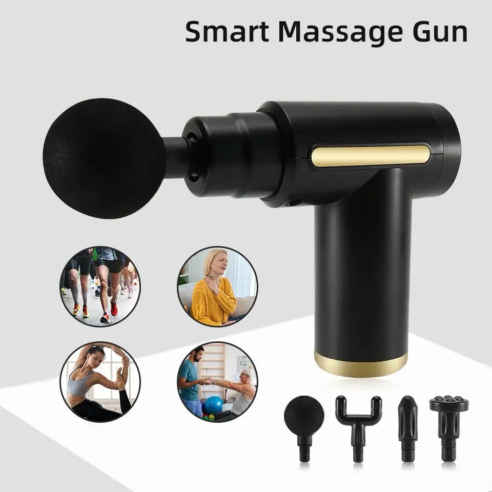 Massage Gun with Heat Deep Tissue Back Massager Neck Massager for Pain Relief,Muscle Percussion Massage Gun, Birthday Gifts for Men Women Dad him Handheld Message Gun
