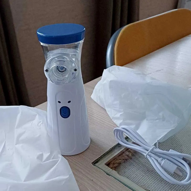 Ultra-Compact Mesh Nebulizer – Handheld for Home & Travel (Adults & Kids)