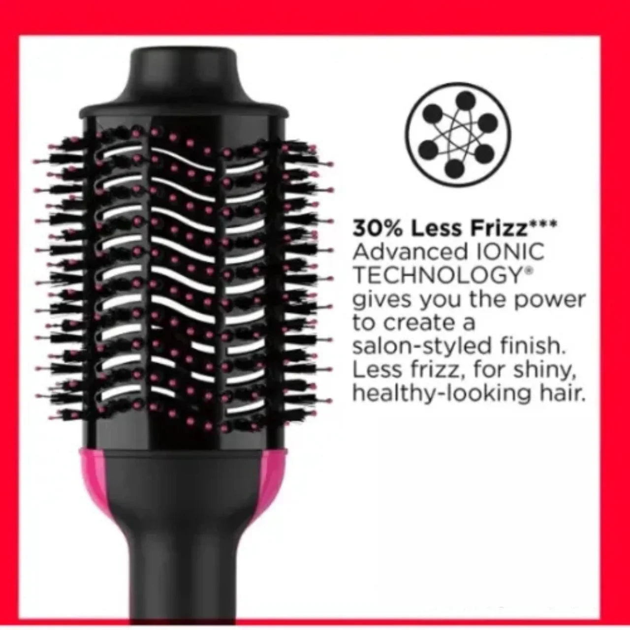 One Step Hair Dryer & Volumizer Brush – Smooth, Shine & Style Instantly