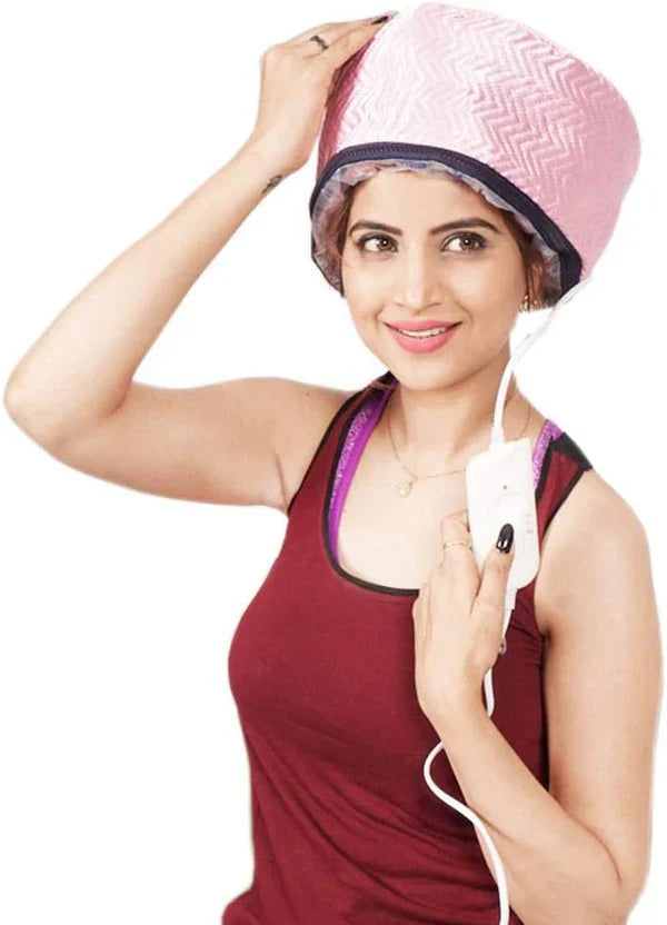 Hair Care Thermal Head Spa Cap Treatment With Beauty Steamer