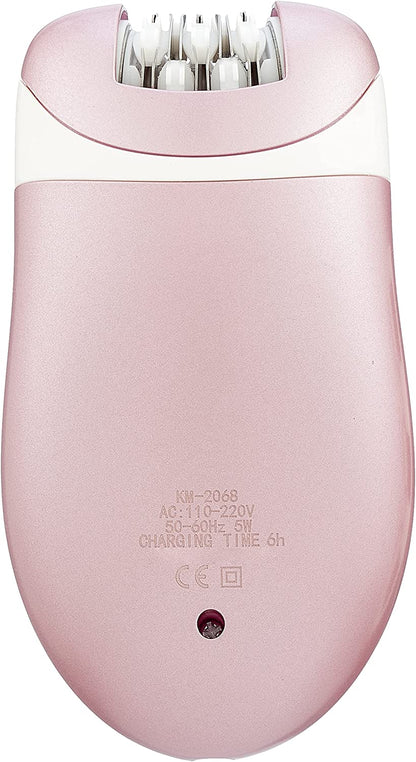 Original Kemei KM-2068 2 In 1 Electric Rechargeable Woman Epilator Beard Shaver Epilator for Body