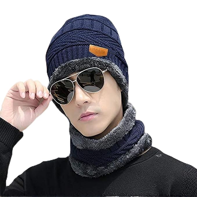 New Stylish Winter Cap full Set (2-Piece) ❄️
