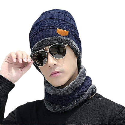 New Stylish Winter Cap full Set (2-Piece) ❄️