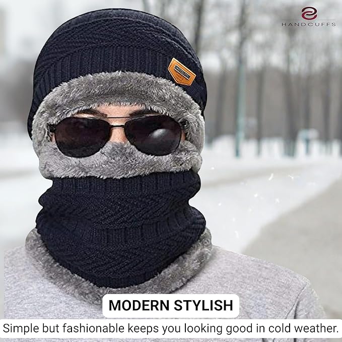 New Stylish Winter Cap full Set (2-Piece) ❄️