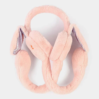 Cute jumping rabbit ear chuchu sound earmuffs for kids girls boys