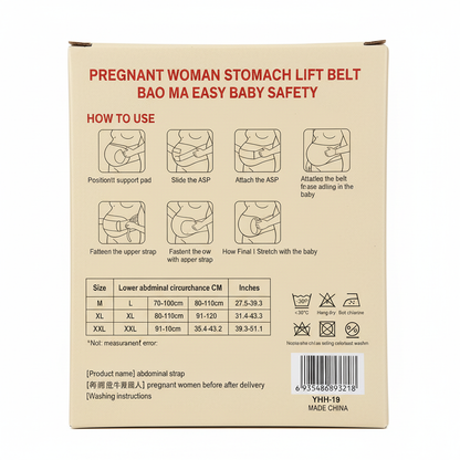 Maternity Belt, Pregnancy 3 in 1 Support Belt for Back/Pelvic/Hip Pain, Maternity Band Belly Support for Pregnancy Belly Support Band