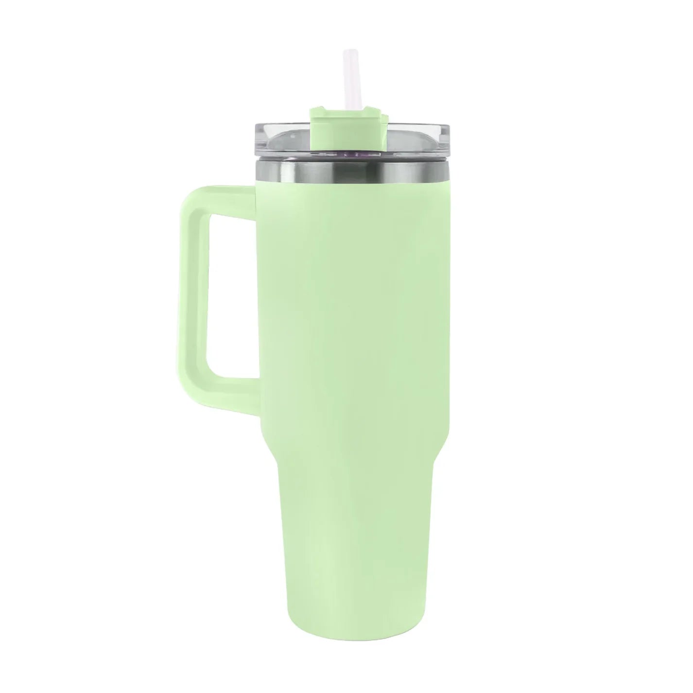 40oz 1200 ML Tumbler With Steel Straw Plastic Straw Cleaning Bursh