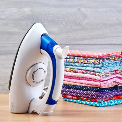 Travel Foldable Steam Iron, Electric Steam Iron For Clothes, Handheld Flat Iron For Home, Travel Use Baseplate Steam Iron, Mini Portable Handheld Garment Iron, Traveling Clothes Steamer With 3 Gears Baseplate, Portable Compact Iron