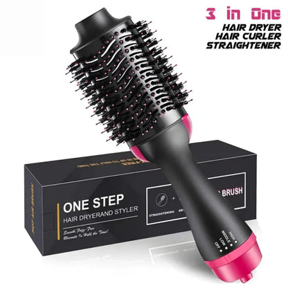 One Step Hair Dryer & Volumizer Brush – Smooth, Shine & Style Instantly