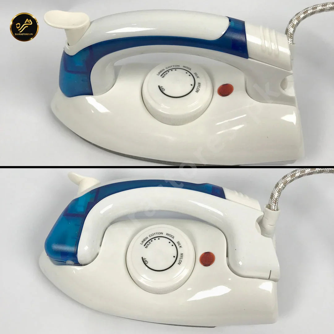 Travel Foldable Steam Iron, Electric Steam Iron For Clothes, Handheld Flat Iron For Home, Travel Use Baseplate Steam Iron, Mini Portable Handheld Garment Iron, Traveling Clothes Steamer With 3 Gears Baseplate, Portable Compact Iron