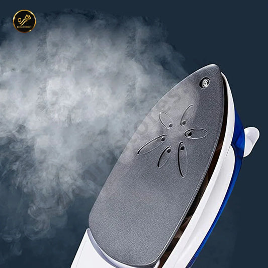 Travel Foldable Steam Iron, Electric Steam Iron For Clothes, Handheld Flat Iron For Home, Travel Use Baseplate Steam Iron, Mini Portable Handheld Garment Iron, Traveling Clothes Steamer With 3 Gears Baseplate, Portable Compact Iron