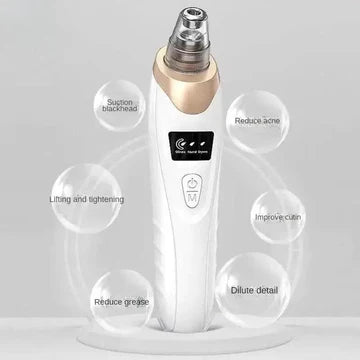 Electric Blackhead Remover, Vacuum Acne Cleaner, Black Spots Removal Device, Pore Cleaner Machine, Skin Care Tools, 5 Heads Suction Machine, Vacuum Electric Black Head Extractions Tool, Electric Facial Pore Cleaner, Exfoliating Beauty Device