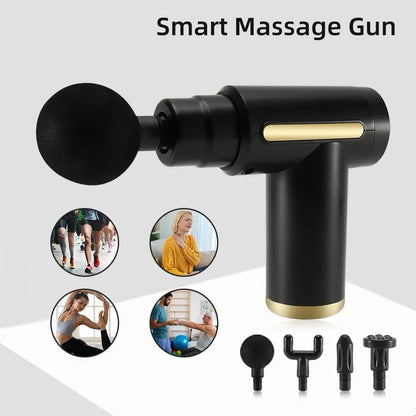 Massage Gun with Heat Deep Tissue Back Massager Neck Massager for Pain Relief,Muscle Percussion Massage Gun, Birthday Gifts for Men Women Dad him Handheld Message Gun