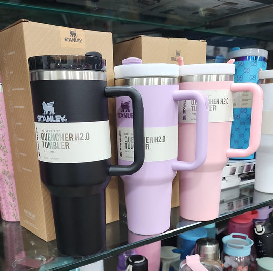 Stanley 40 Oz Stainless Steel Vacuum Insulated Tumbler – Leak-Proof Travel Cup