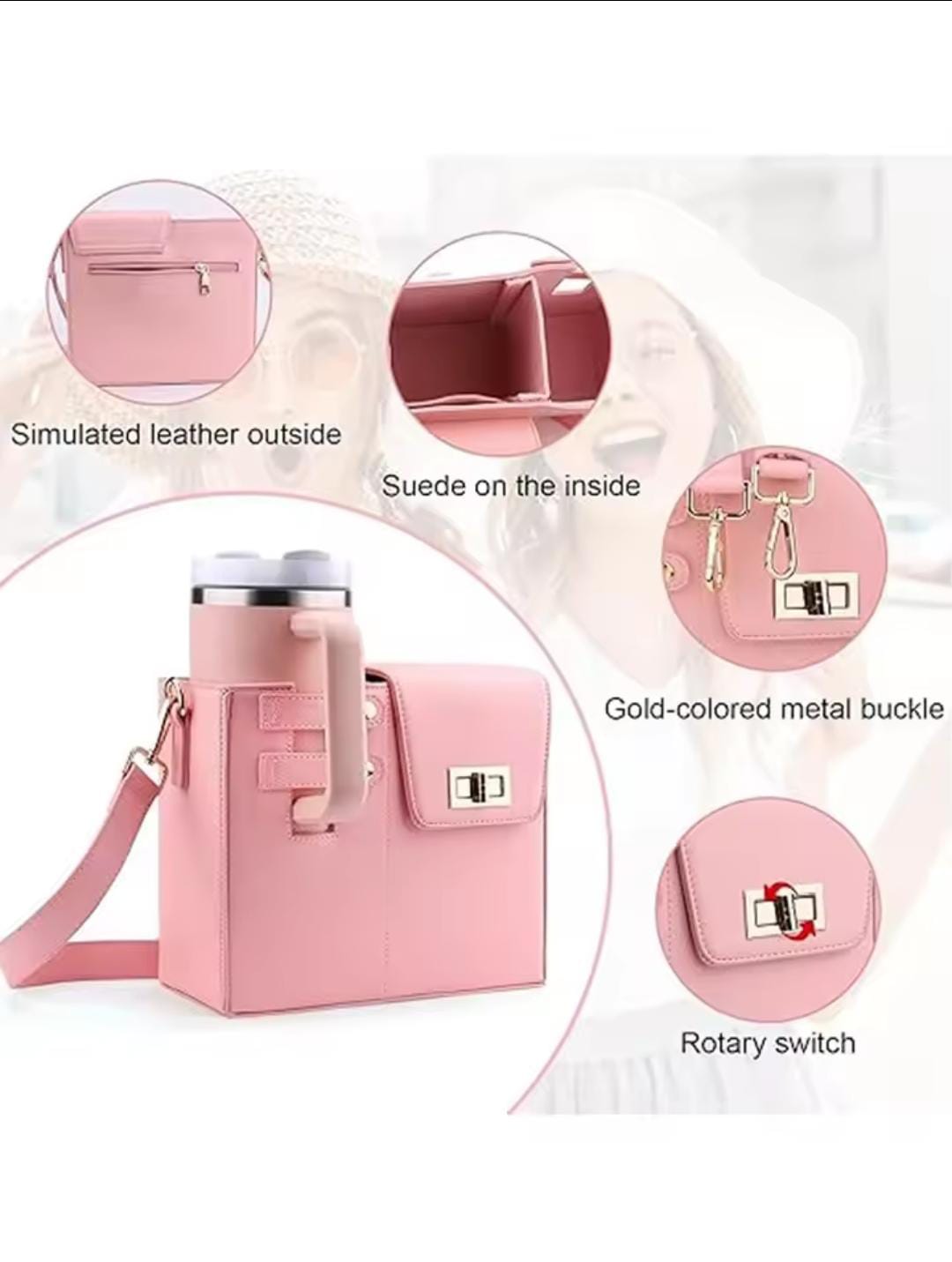 Premium Crossbody Tumbler Bag