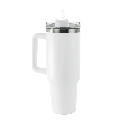 40oz 1200 ML Tumbler With Steel Straw Plastic Straw Cleaning Bursh