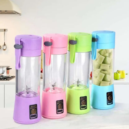 380ml 6 Blade Mini Portable USB Electric Fruit Juicer Blender Maker Juice Shaker Travel Juicer Blender Machine