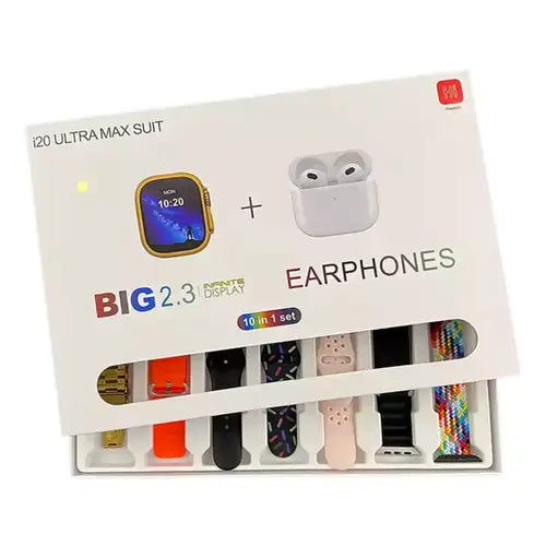 I20 Ultra Max Smart Watch With Airpords