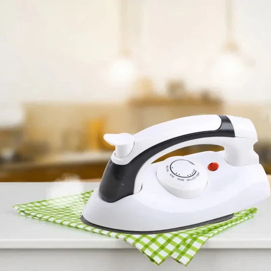 Travel Foldable Steam Iron, Electric Steam Iron For Clothes, Handheld Flat Iron For Home, Travel Use Baseplate Steam Iron, Mini Portable Handheld Garment Iron, Traveling Clothes Steamer With 3 Gears Baseplate, Portable Compact Iron
