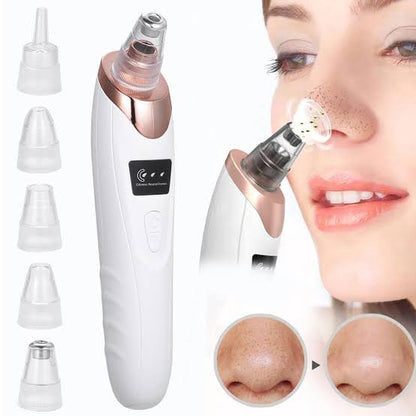 Electric Blackhead Remover, Vacuum Acne Cleaner, Black Spots Removal Device, Pore Cleaner Machine, Skin Care Tools, 5 Heads Suction Machine, Vacuum Electric Black Head Extractions Tool, Electric Facial Pore Cleaner, Exfoliating Beauty Device