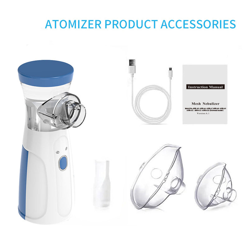 Ultra-Compact Mesh Nebulizer – Handheld for Home & Travel (Adults & Kids)