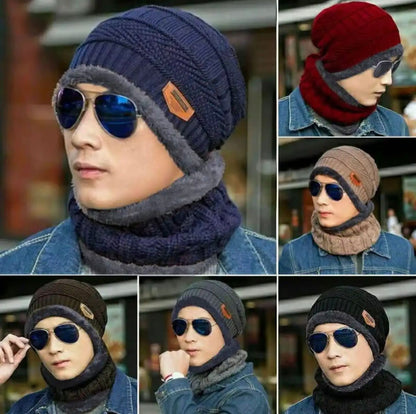 New Stylish Winter Cap full Set (2-Piece) ❄️