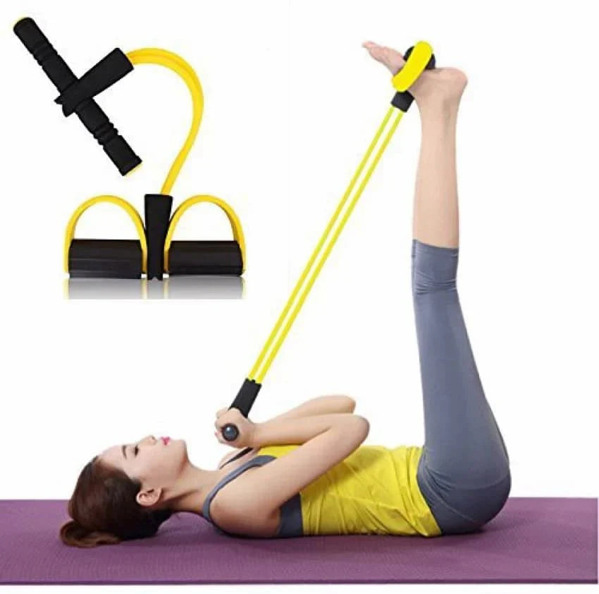 Rubber Pull Tummy Trimmer Waist Trimmer Abs Exerciser for Men and Women