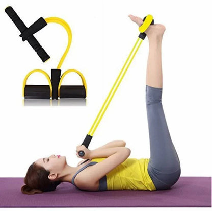 Rubber Pull Tummy Trimmer Waist Trimmer Abs Exerciser for Men and Women