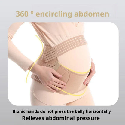 Maternity Belt, Pregnancy 3 in 1 Support Belt for Back/Pelvic/Hip Pain, Maternity Band Belly Support for Pregnancy Belly Support Band