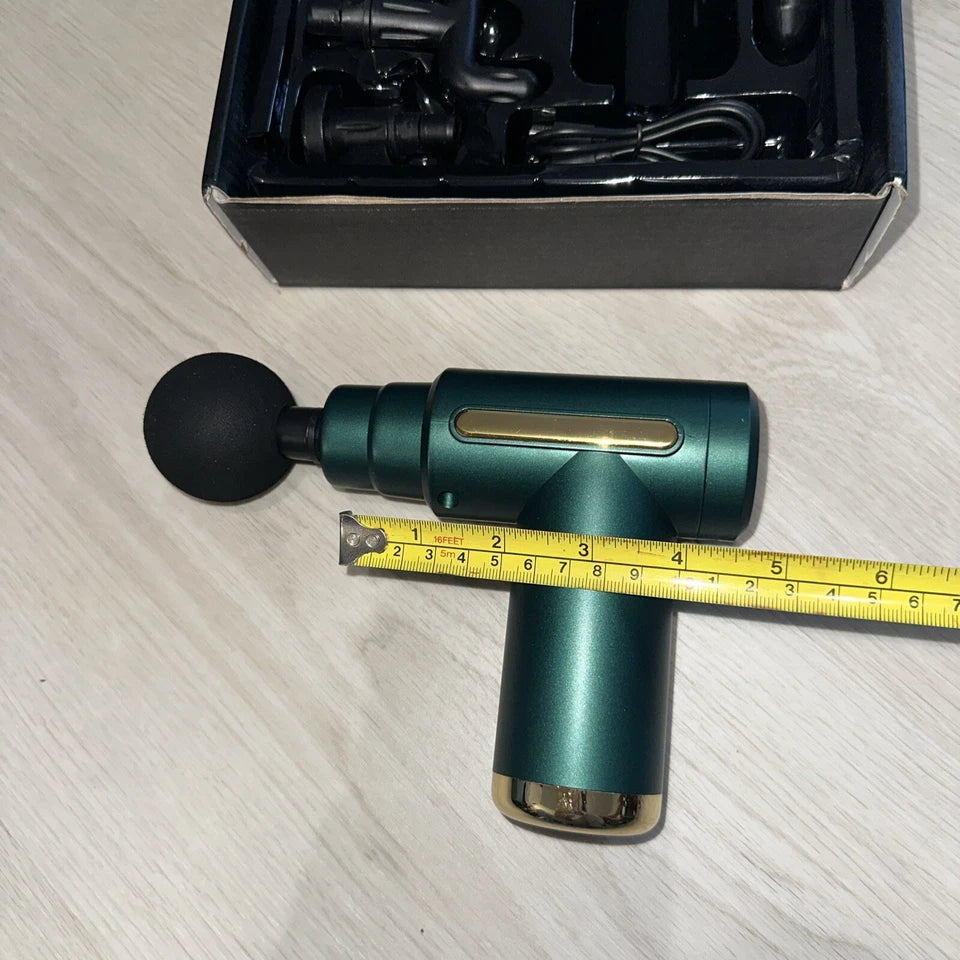 Massage Gun with Heat Deep Tissue Back Massager Neck Massager for Pain Relief,Muscle Percussion Massage Gun, Birthday Gifts for Men Women Dad him Handheld Message Gun