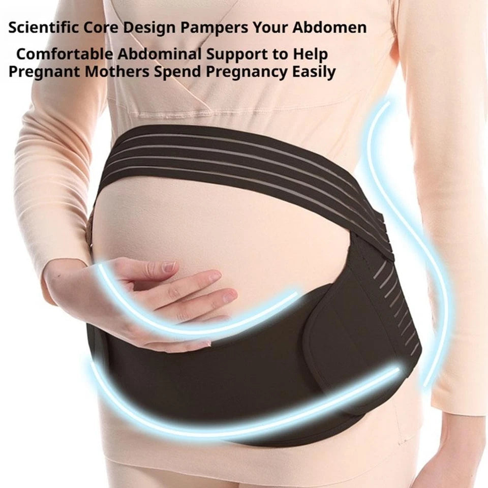 Maternity Belt, Pregnancy 3 in 1 Support Belt for Back/Pelvic/Hip Pain, Maternity Band Belly Support for Pregnancy Belly Support Band