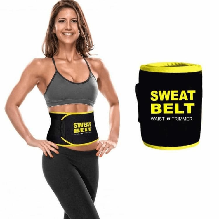 Slimming Sweet Sweat Belt Hot Shaper Waist Trimmer Fat Reducing Belt For Men & Women Belly Trainer...