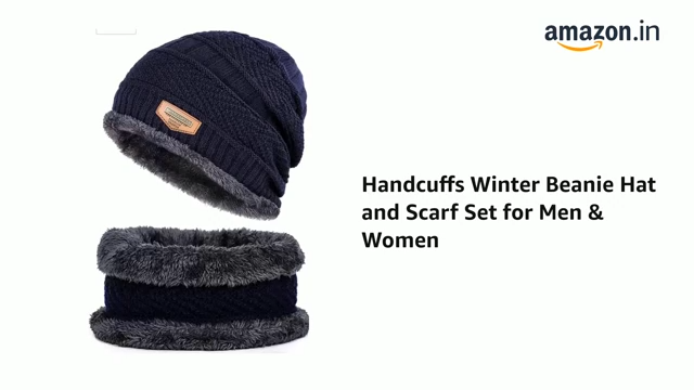 New Stylish Winter Cap full Set (2-Piece) ❄️